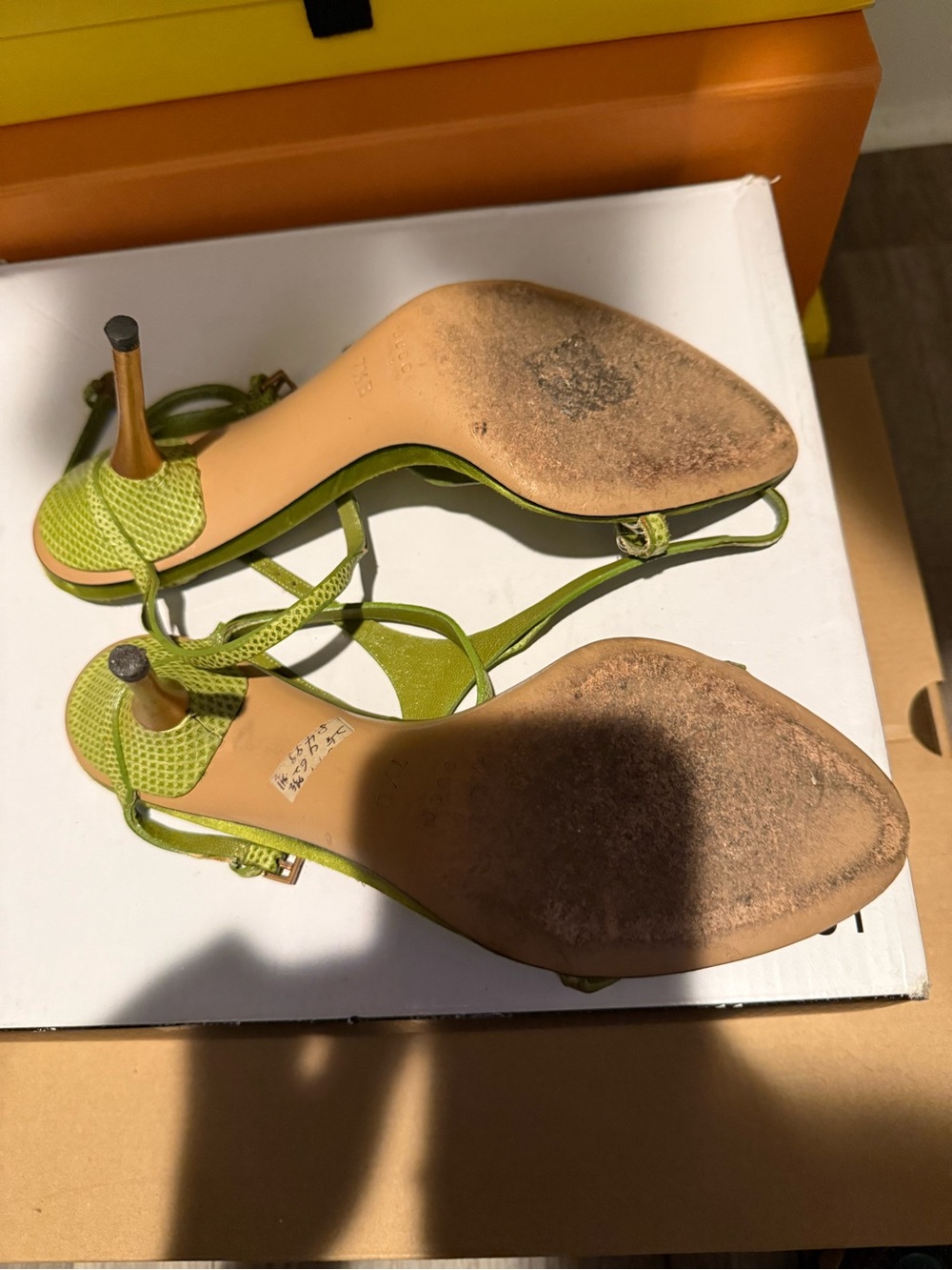 Gucci Strappy Heeled Sandals - Picture 3 of 7